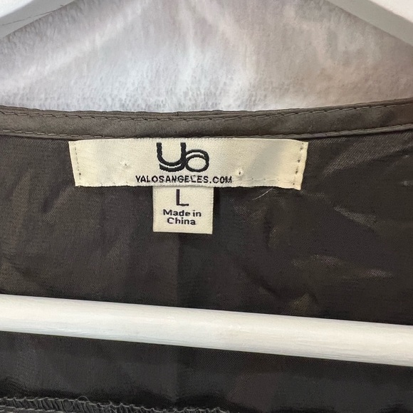 YA L DRESS BEADED CHOCOLATE SATIN WARM BROWN SO CUTE POCKETS EUC AFORABLE - Picture 8 of 8